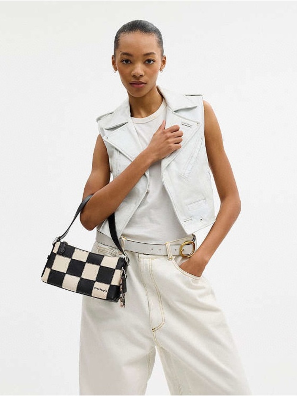 Coach Alter/Ego Small Slouchy Shoulder Bag In Upcrafted Leather NWT - Picture 7 of 10